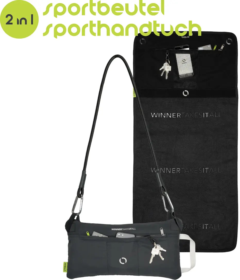 tBag - 2-in-1 Multifunktion Sportbeutel & Sporthandtuch
